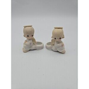 Vintage Precious Moments Candle Climbers "But Love Goes On Forever"